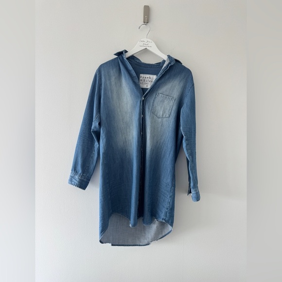 FRANK & EILEEN Mary Denim Shirtdress XS - Picture 6 of 9